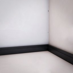 Rodapé de Poliestireno 7cm x 15mm Frisado  2,4 Metro Linear - 2