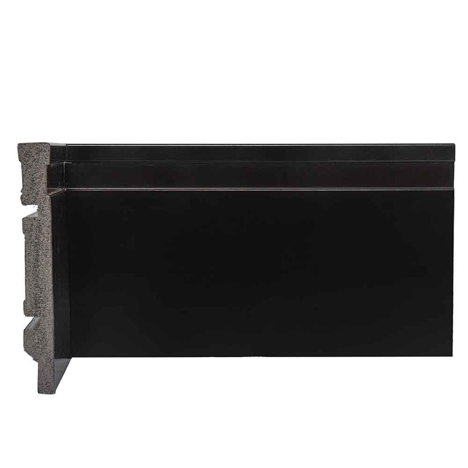 Rodapé de Poliestireno 12cm x 15mm Frisado  2,4 Metro Linear - 3