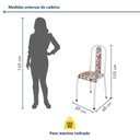 Ver imagem 4 de Conjunto Sala de Jantar Mesa 6 Cadeiras Tampo de Ardósia Sofia Branco/Home