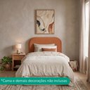 Ver imagem 7 de Cabeceira Painel Suspenso Solteiro 100 cm Alana Organica Boucle Terracota Artte