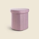 Ver imagem 2 de Puff Baú Coração Rosa 27x27cm - A\baby