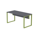 Ver imagem 6 de Mesa Madeira M150/70P25TUB 150cm Industrial Grafito e Verde Miró Cinza