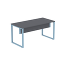 Ver imagem 3 de Mesa Madeira M150/70P25TUB 150cm Industrial Grafito e Azul Dali Cinza