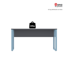 Ver mais imagens de Mesa Madeira M150/70P25TUB 150cm Industrial Grafito e Azul Dali Cinza