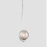 Lustre Pendente On Drop - Prata com Globo de Vidro Fumê - 4126-15-fu - 3