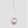 Lustre Pendente On Drop - Prata com Globo de Vidro Fumê - 4126-15-fu - 2