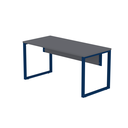 Ver imagem 6 de Mesa Madeira M150/70P25TUB 150cm Industrial Grafito e Azul Delrei Cinza