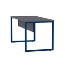 Ver imagem 7 de Mesa Madeira M150/70P25TUB 150cm Industrial Grafito e Azul Delrei Cinza