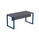 Ver imagem 3 de Mesa Madeira M150/70P25TUB 150cm Industrial Grafito e Azul Delrei Cinza