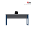 Ver mais imagens de Mesa Madeira M150/70P25TUB 150cm Industrial Grafito e Azul Delrei Cinza