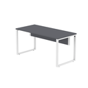 Ver imagem 6 de Mesa Madeira M150/70P25TUB 150cm Industrial Grafito e Branco Cinza