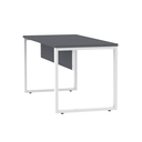 Ver imagem 7 de Mesa Madeira M150/70P25TUB 150cm Industrial Grafito e Branco Cinza