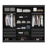 Guarda-roupa Casal 3 Portas 6 Gavetas Grajaú Yescasa - 5