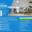 Ver imagem 4 de Ventilador de Teto Inverter Wind Branco com Controle Remoto Bivolt E-27 Ventisol