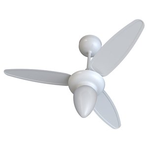 Ventilador de Teto Inverter Wind Branco com Controle Remoto Bivolt E-27 Ventisol