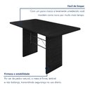 Ver imagem 6 de Conjunto Sala de Jantar 6 Lugares Mesa Tampo Ardósia Indiano 140x75cm Isabela