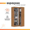 Ver imagem 6 de Guarda Roupas Modulado de Canto Madrid com 3 Portas Maxel
