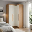 Ver imagem 2 de Guarda Roupas Modulado de Canto Madrid com 3 Portas Maxel