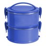 Marmita Termoprática Revestida em Aço Inox 2 Unidades Cor:azul - 1