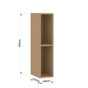 Ver imagem 2 de Nicho de Parede Modulado 20cm X 85cm Slim/classic/elegance Luciane