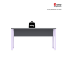 Ver mais imagens de Mesa Madeira M150/70P25TUB 150cm Industrial Grafito e Lilas Cinza