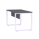 Ver imagem 7 de Mesa Madeira M150/70P25TUB 150cm Industrial Grafito e Lilas Cinza