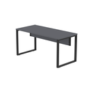 Ver imagem 6 de Mesa Madeira M150/70P25TUB 150cm Industrial Grafito e Preto Cinza