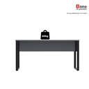 Ver mais imagens de Mesa Madeira M150/70P25TUB 150cm Industrial Grafito e Preto Cinza