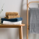 Ver imagem 4 de Toalha Banhão Realce 86cm X 150cm Avelã Karsten 34092