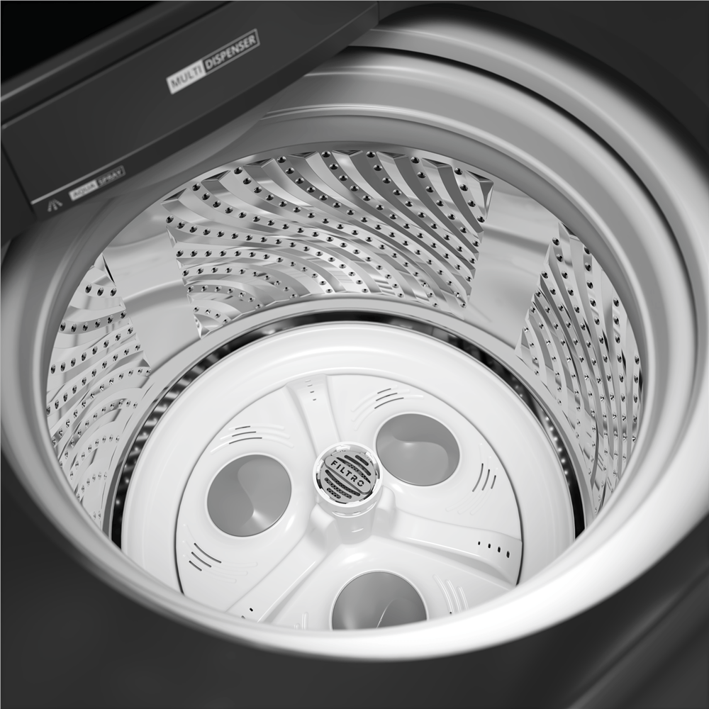 Máquina de Lavar Brastemp 16kg Cinza Platinum com Tecnologia Flex Wash e Ciclo Tira Manchas Advanced - 11