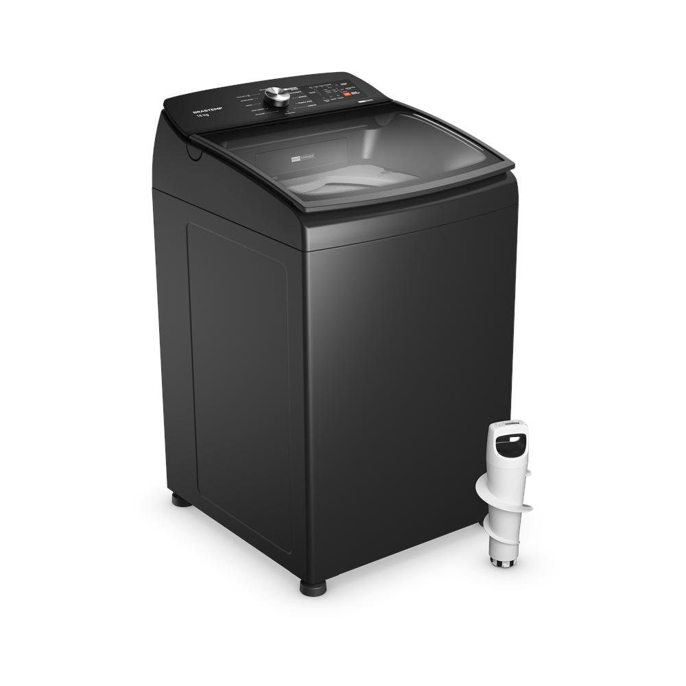 Máquina de Lavar Brastemp 16kg Cinza Platinum com Tecnologia Flex Wash e Ciclo Tira Manchas Advanced - 3