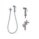 Ver imagem 1 de Ducha Higiênica Luxo Metal Cromada Completa ¼ Volta