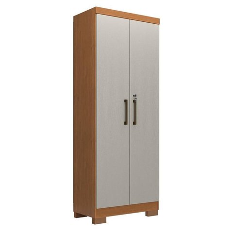 Armário Multiuso Max Plus 2 Portas Cinamomo Areia Fosco - Zanzini