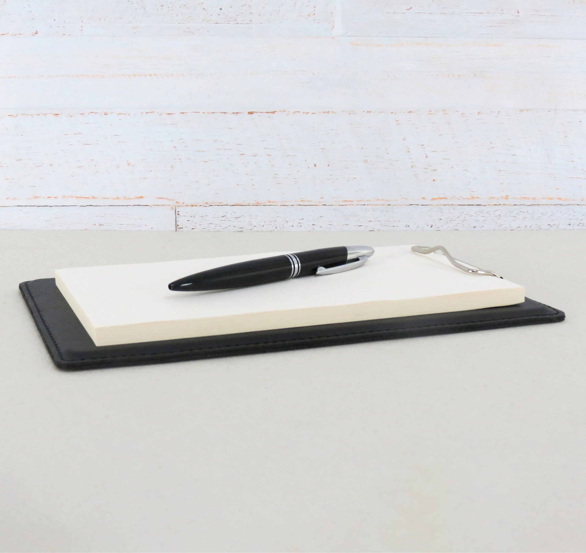 Kit Organização de Mesa em Corino Cor Preto 5 Peças - 7