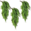 Ver imagem 1 de Kit 3 Samambaia Artificial Pendente 84cm Planta Permanente