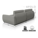 Ver imagem 3 de Sofá 2 Lugares 220 Cm Apolo Veludo