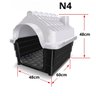 Casinha de Cachorro Cães Dog Número 4 Pet Raças Médias Plástica Desmontável N4 - 2