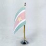 Mini Bandeira de Mesa Suriname 15 Cm (mastro)poliéster - 2