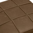 Ver imagem 7 de Kit 2 Puffs Decorativos Augusto 43cm Sala de Estar Couro Marrom Claro Manchado G88 - Gran Belo