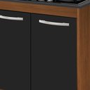 Ver imagem 5 de Balcao 75 Cm com Tampo para Cooktop 4 Bocas 9250 Savana Preto Mobbs