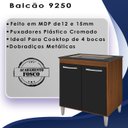 Ver imagem 4 de Balcao 75 Cm com Tampo para Cooktop 4 Bocas 9250 Savana Preto Mobbs