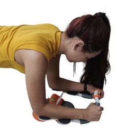 Rolo Abdominal Exercicio Roda Ombro Musculaçao Braço Lombar Costas Abdomen Treino Academia Fortaleci - 5