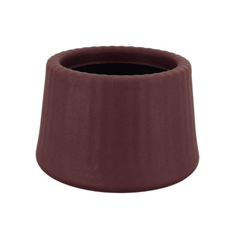Vaso de Flores Pequeno Tramontina Lótus Terracota 12,5x8,5cm