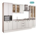 Ver imagem 3 de Cozinha Completa Milla Light Life 15 Portas 3 Gavetas MDF 340cm Branco