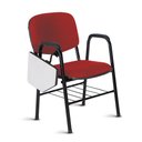 Ver imagem 2 de Cadeira Universitária para Auditórios Linha Hotel Vermelho