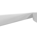 Ver imagem 1 de Moldura Roda Meio Ripado Eva Adesivo Saturno 5cmx5mm 25 Mts - Branco