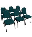 Ver imagem 1 de Kit com 6 Cadeiras para Auditórios Linha Hotel Verde