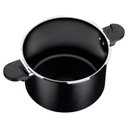 Ver imagem 3 de Panela de Pressão Valência Black Preto 24 Cm 7 L Tramontina
