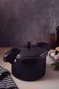 Ver imagem 4 de Panela de Pressão Valência Black Preto 24 Cm 7 L Tramontina