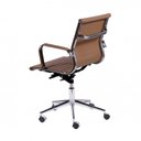 Ver imagem 3 de Kit 6 Cadeiras Escritório Diretor Esteirinha Rodízio Relax Corino 3301